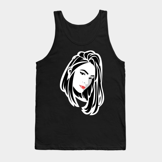 Hairstyle Tank Top by Irkhamsterstock